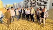 مسؤولو الإسكان يتفقدون مشروعات حدائق أكتوبر لمتابعة الخدمات