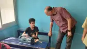 وكيل تعليم بني سويف يتفقد امتحانات مدارس التربية الخاصة