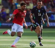 حمزة عبد الكريم يسجل ظهوره الأول مع منتخب مصر أمام البرازيل