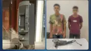 ضبط شخصين حاولا سرقة ماكينة صراف آلي بالجيزة