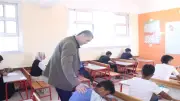 وكيل تعليم شمال سيناء يتفقد لجان إعدادية رفح ويطمئن على امتحان الهندسة