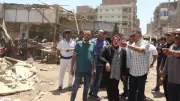 محافظ القليوبية يقود حملة لإزالة سوق بهتيم العشوائي وتطويره