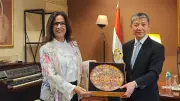 وزيرة الثقافة تبحث مع السفير الصيني تعزيز التعاون الثقافي المشترك