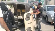 حملة مكبرة لرفع الإشغالات ومصادرة أجهزة الصوت بميت غمر في الدقهلية