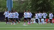منتخب مصر يخوض تدريبه الأول في سبوكين استعداداً لمواجهة بلجيكا في المونديال
