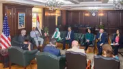محافظ الإسكندرية يبحث مع القائم بأعمال السفارة الأمريكية تعزيز التعاون المشترك