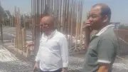 رئيس مدينة ببا يتفقد مشروع إحلال وتجديد المستشفى المركزي