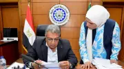 محافظ الدقهلية يتفقد قافلة بيطرية مجانية بقرية نشا في نبروه