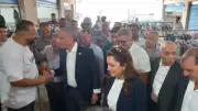 محافظ الجيزة يفتتح سوق بولاق الدكرور الجديد للملابس الجاهزة