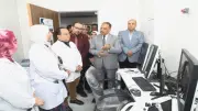 محافظ الشرقية يفتتح أقساما جديدة وعيادة ماموجرافي بمستشفى بلبيس المركزي