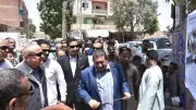 محافظ الأقصر يفتتح مشروع كوبري مدخل قرية الدير بإسنا