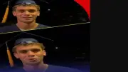 حمزة عبد الكريم يحتفل بتخرجه مع أصدقائه عبر الإنترنت من معسكر المونديال