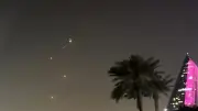 الدفاعات الجوية الأردنية تتصدى لصواريخ إيرانية في سماء العاصمة عمان