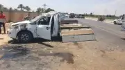 انقلاب سيارة عمالة على طريق السادات بالمنوفية وإصابة عدد من العمال