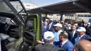 الرئيس الكونغولي يشيد بمنتجات العربية للتصنيع ويتفقد مدرعات ومسيرات وصواريخ مصرية