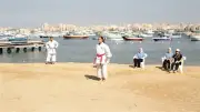 انطلاق منافسات الكاتا الشاطئية بالإسكندرية بحضور قيادات الكاراتيه واتحاد البحر الأبيض المتوسط