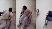 شحات على كرسي متحرك يهرب من الكلاب ويكشف حقيقة إعاقته