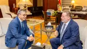 محافظ البنك المركزي يبحث مع نظيره التونسي تعزيز التعاون المشترك