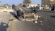 مصرع مدير شركة في حادث تصادم مروع بسبب السرعة الجنونية بالجيزة
