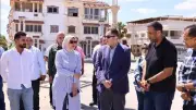 محافظ دمياط يتفقد أعمال تطوير اللسان والفنار برأس البر لموسم الصيف