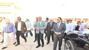 نائب وزير المالية يتفقد محطة صرف صحي بالمنطقة الصناعية بعرب العوامر بأسيوط