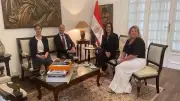 وزيرة الثقافة تبحث مع السفير النمساوي سبل تعزيز التعاون الثقافي والفني المشترك