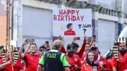 جماهير مصرية تزين شوارع سياتل قبل مواجهة بلجيكا في كأس العالم