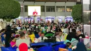 احتشاد العائلات والأطفال لمشاهدة مباراة مصر وبلجيكا في نادي الترسانة بكأس العالم 2026