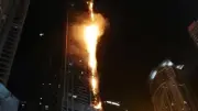 حريق في الطوابق العليا لأبراج الإمارات المالية بدبي والسبب مجهول