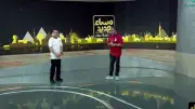 الغندور يقتحم ستوديو الحسيني مرتديا تيشيرت مصر لدعم المنتخب في المونديال