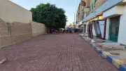 محافظ الجيزة يبدأ تركيب بلاط الإنترلوك بمحيط البنك الزراعي والمركز التكنولوجي بالباويطي