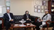رئيسة قومي المرأة تستقبل المديرة التنفيذية لمنظمة تنمية المرأة الإسلامية