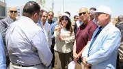 وزيرة الإسكان تتفقد أعمال التطوير والزراعة بمحور التسعين الشمالي ومنطقة البنوك بالقاهرة الجديدة