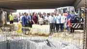 وزيرة الإسكان تتفقد ربط خطوط الصرف الصحي الرئيسية بالقاهرة الجديدة