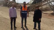 حملة تفتيشية موسعة على شركتي مقاولات بموقع قلوع الصبايا بالوادي الجديد
