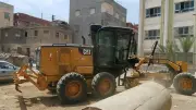 حملات مكثفة لتمهيد الطرق وتسهيل حركة المرور في قرية الشعراء بدمياط