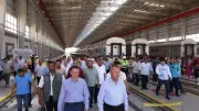 كامل الوزير يتفقد ورشة السد العالي الجديدة بأسوان وتخدم 34 قطارا يوميا