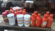 ضبط كميات كبيرة من ثاني أكسيد التيتانيوم في محلات عصير القصب بأسيوط