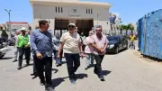 محافظ المنيا يتفقد أعمال تطوير ميداني المحطة ولوتس لتحسين الهوية البصرية