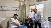 محافظ شمال سيناء يزور الجرحى الفلسطينيين ويتفقد الخدمات الطبية