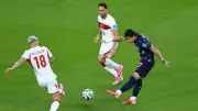 باراجواي يتقدم على تركيا 1-0 في الشوط الأول بهدف جلارزا القياسي