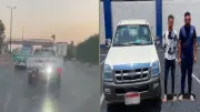 القبض على قائد سيارة ربع نقل بسبب كشاف عالي الإضاءة بالقليوبية