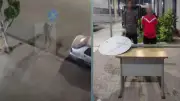 القبض على عاطل لسرقته لوحة إرشادية وبيعها خردة بالعجوزة