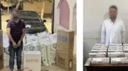 ضبط شخصين بحوزتهما 12 ألف عبوة سجائر مهربة في مطروح والجيزة