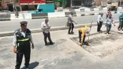 محافظ الشرقية يوجه برفع كفاءة الطريق بمنزل كوبري شرويدة استجابة لشكاوى المواطنين