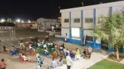 الجماهير السيناوية تؤازر منتخب مصر أمام بلجيكا وشاشات عملاقة بمراكز الشباب