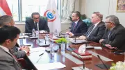 وزير الصحة يبحث مع STM وRVG التعاون في المشروعات القومية والتحول الرقمي