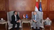 ربيع يبحث مع السفير الماليزي التعاون في التدريب البحري والاستزراع السمكي