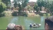 مصرع شخصين في حادث سقوط سيارة نصف نقل بترعة أسطيح جنوب الأقصر