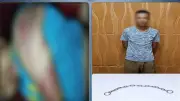 عاطل يعتدي على نجل شقيقه بسلسلة حديدية في الحوامدية بحجة تأديبه